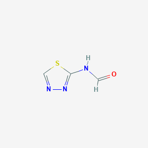 N-(1,3,4-Thiadiazol-2-yl)formamide chemical structure (CAS 26861-89-2)