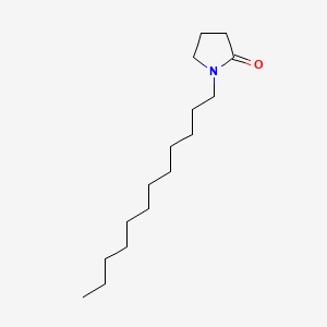 1-Dodecylpyrrolidin-2-one chemical structure (CAS 2687-96-9)