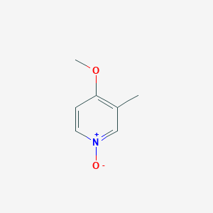 4-Methoxy-3-methylpyridine 1-oxide chemical structure (CAS 26883-29-4)
