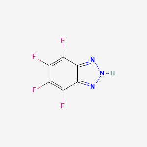 4,5,6,7-Tetrafluoro-1H-benzo[d][1,2,3]triazole chemical structure (CAS 26888-72-2)