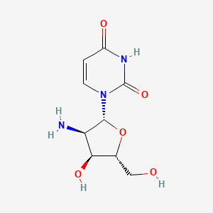 2-Amino-2-deoxyuridine chemical structure (CAS 26889-39-4)