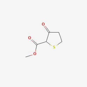 Methyl 3-oxotetrahydrothiophene-2-carboxylate chemical structure (CAS 2689-69-2)