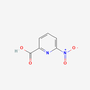 6-Nitropyridine-2-carboxylic acid chemical structure (CAS 26893-68-5)