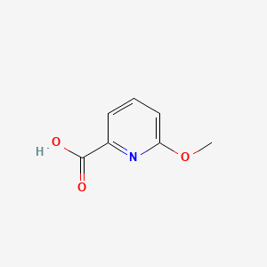 6-Methoxypicolinic acid chemical structure (CAS 26893-73-2)