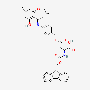 Fmoc-Asp(ODMAB)-OH chemical structure (CAS 269066-08-2)