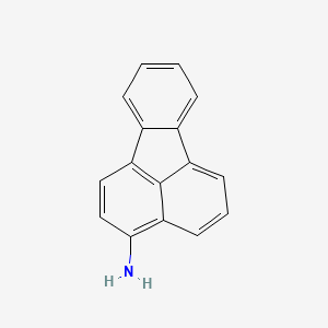Fluoranthen-3-amine chemical structure (CAS 2693-46-1)