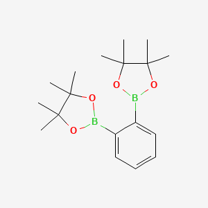 2,2-(1,2-Phenylene)bis[4,4,5,5-tetramethyl-1,3,2-dioxaborolane] chemical structure (CAS 269410-07-3)