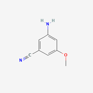 3-Amino-5-methoxybenzonitrile chemical structure (CAS 269411-71-4)