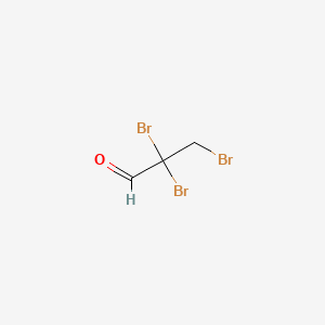 2,2,3-Tribromopropanal chemical structure (CAS 26944-17-2)