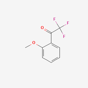 2,2,2-Trifluoro-1-(2-methoxyphenyl)ethanone chemical structure (CAS 26944-43-4)