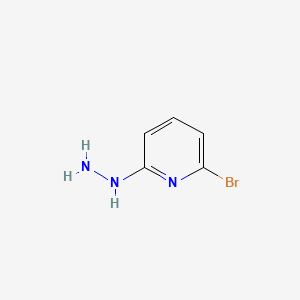 2-Bromo-6-hydrazinylpyridine chemical structure (CAS 26944-71-8)