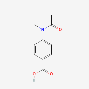 4-(N-Methylacetamido)benzoic acid chemical structure (CAS 26961-99-9)