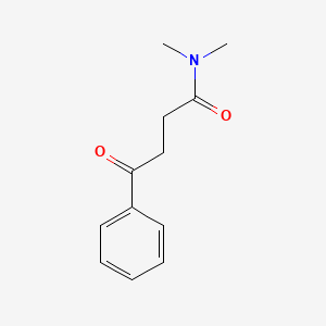N,N-Dimethyl-4-oxo-4-phenylbutanamide chemical structure (CAS 26976-88-5)