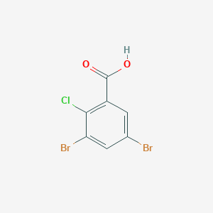 3,5-Dibromo-2-chlorobenzoic acid chemical structure (CAS 27003-05-0)