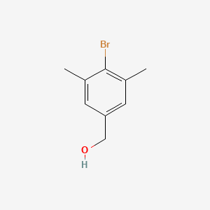 (4-Bromo-3,5-dimethylphenyl)methanol chemical structure (CAS 27006-02-6)