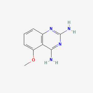 5-Methoxyquinazoline-2,4-diamine chemical structure (CAS 27018-21-9)