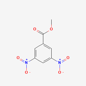 Methyl 3,5-dinitrobenzoate chemical structure (CAS 2702-58-1)