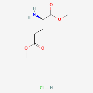 H-D-Glu(OMe)-OMe.HCl chemical structure (CAS 27025-25-8)