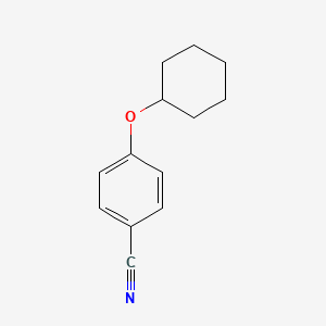 4-(Cyclohexyloxy)benzonitrile chemical structure (CAS 270260-65-6)