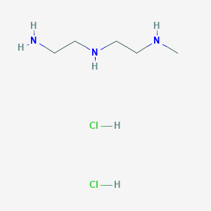 N1-(2-Aminoethyl)-N2-methylethane-1,2-diamine dihydrochloride chemical structure (CAS 2703752-38-7)