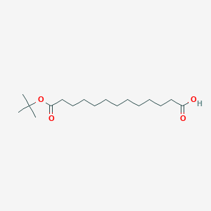 13-(tert-Butoxy)-13-oxotridecanoic acid chemical structure (CAS 2703752-86-5)