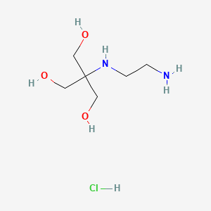 2-((2-Aminoethyl)amino)-2-(hydroxymethyl)propane-1,3-diol hydrochloride chemical structure (CAS 2703756-76-5)
