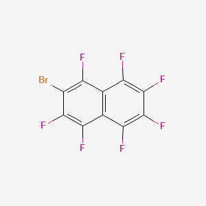 2-Bromo-1,3,4,5,6,7,8-heptafluoronaphthalene chemical structure (CAS 27041-17-4)