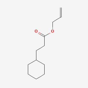 Allyl 3-cyclohexylpropanoate chemical structure (CAS 2705-87-5)
