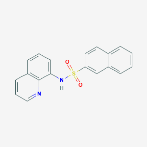 N-(Quinolin-8-yl)naphthalene-2-sulfonamide chemical structure (CAS 270585-02-9)