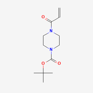 tert-Butyl 4-acryloylpiperazine-1-carboxylate chemical structure (CAS 270594-18-8)