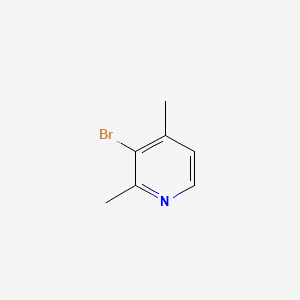 3-Bromo-2,4-dimethylpyridine chemical structure (CAS 27063-93-0)