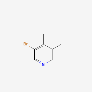3-Bromo-4,5-dimethylpyridine chemical structure (CAS 27063-98-5)