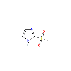 2-(Methylsulfonyl)imidazole chemical structure (CAS 27098-98-2)