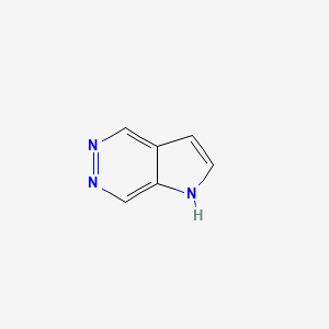 1H-Pyrrolo[2,3-d]pyridazine chemical structure (CAS 271-35-2)