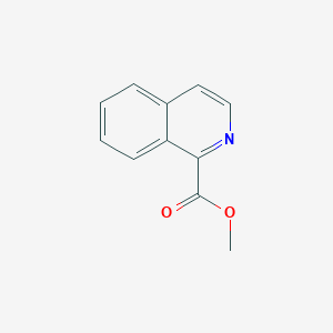 Methyl isoquinoline-1-carboxylate chemical structure (CAS 27104-72-9)