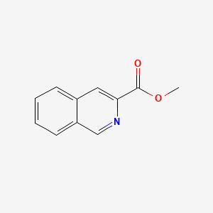 Methyl isoquinoline-3-carboxylate chemical structure (CAS 27104-73-0)