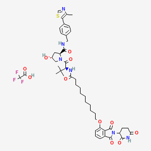 ZXH-4-130 TFA chemical structure (CAS 2711006-67-4)
