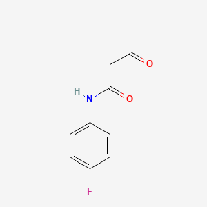 N-(4-Fluorophenyl)-3-oxobutanamide chemical structure (CAS 2713-85-1)