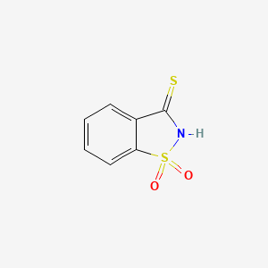 Benzo[d]isothiazole-3(2H)-thione 1,1-dioxide chemical structure (CAS 27148-03-4)