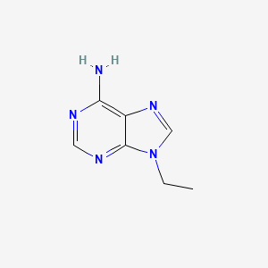 9-Ethyl-9H-purin-6-amine chemical structure (CAS 2715-68-6)