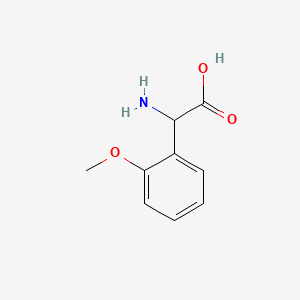 2-Amino-2-(2-methoxyphenyl)acetic acid chemical structure (CAS 271583-17-6)