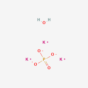 Potassium phosphate hydrate chemical structure (CAS 27176-10-9)