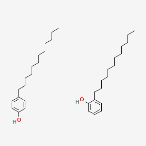 4-Dodecylphenol, mixture of isomers chemical structure (CAS 27193-86-8)