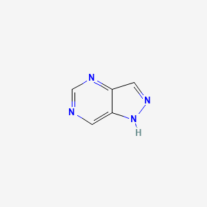 1H-Pyrazolo[4,3-d]pyrimidine chemical structure (CAS 272-57-1)