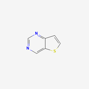 Thieno[3,2-d]pyrimidine chemical structure (CAS 272-68-4)