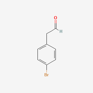 (4-Bromophenyl)acetaldehyde chemical structure (CAS 27200-79-9)