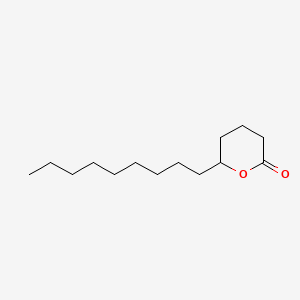 6-Nonyltetrahydro-2H-pyran-2-one chemical structure (CAS 2721-22-4)