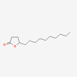 5-Decyldihydrofuran-2(3H)-one chemical structure (CAS 2721-23-5)