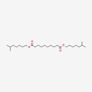 Bis(6-methylheptyl) decanedioate chemical structure (CAS 27214-90-0)