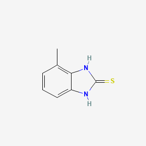 4-Methyl-1H-benzo[d]imidazole-2(3H)-thione chemical structure (CAS 27231-33-0)